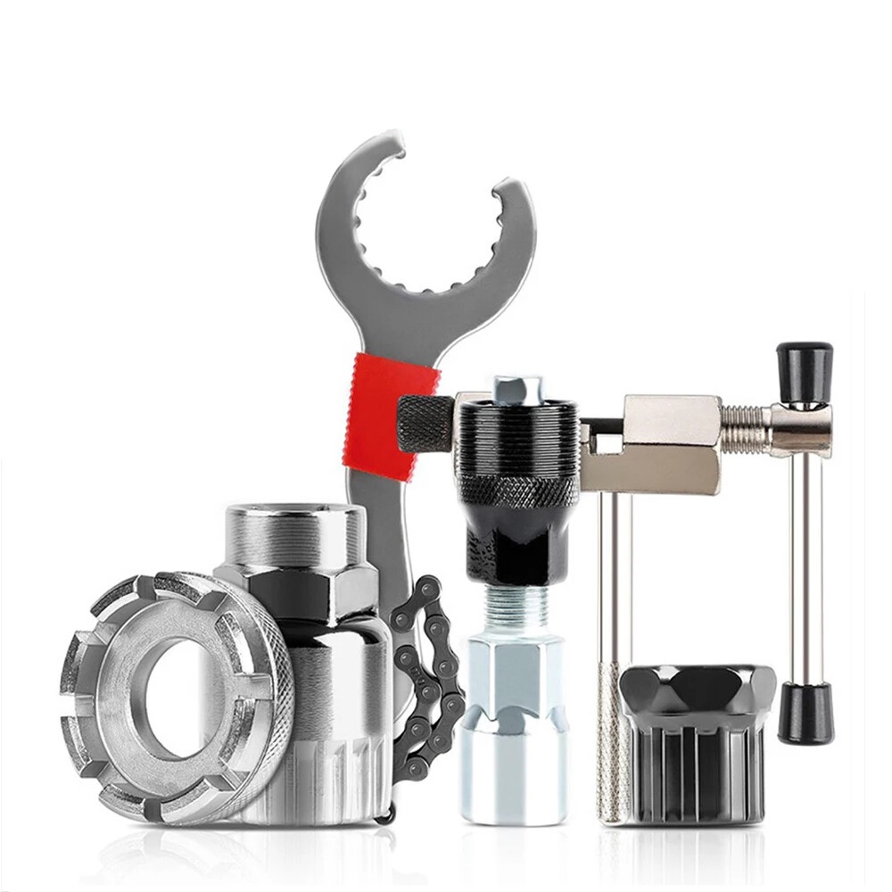 Bicycle Repair Tool Kits Chain Breaker Flywheel Remover Cutter Crank Puller Bike