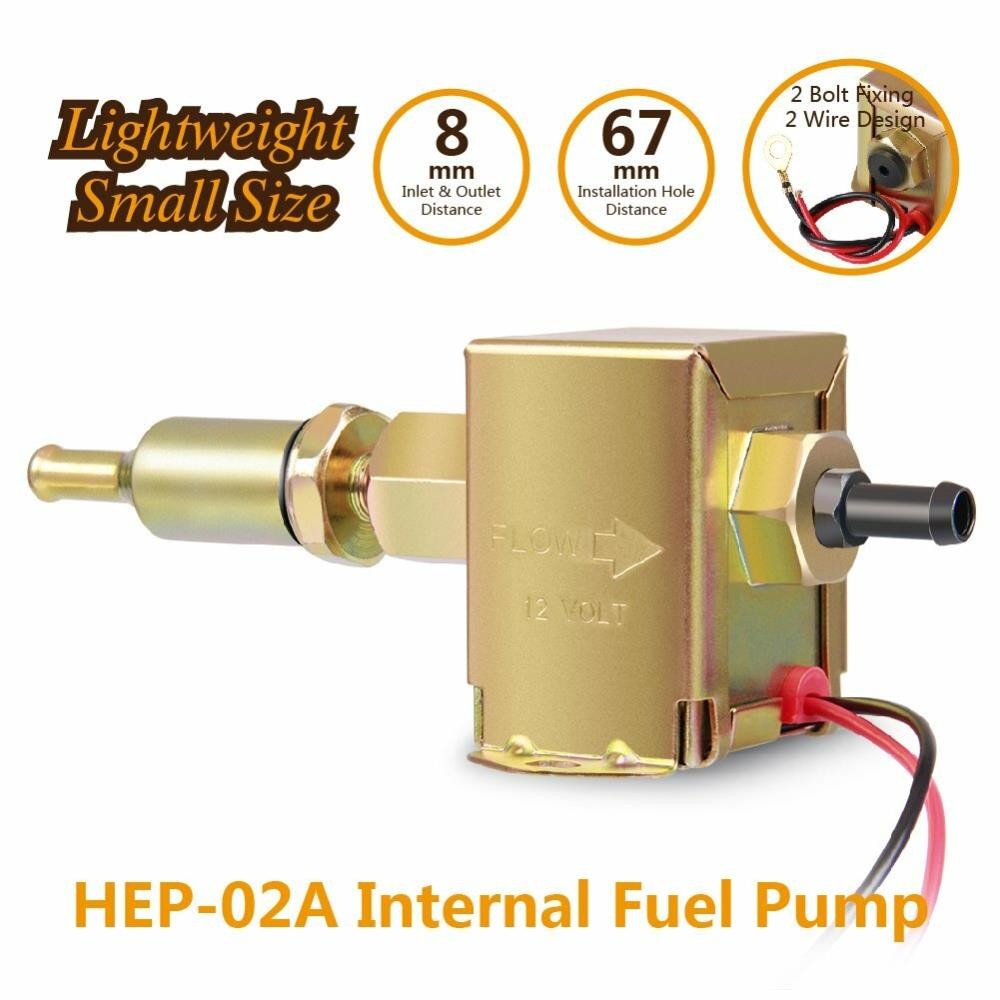 Electric Fuel Pump Metal 12V Standard Universal for Petrol&Diesel 2.5-4PSI US