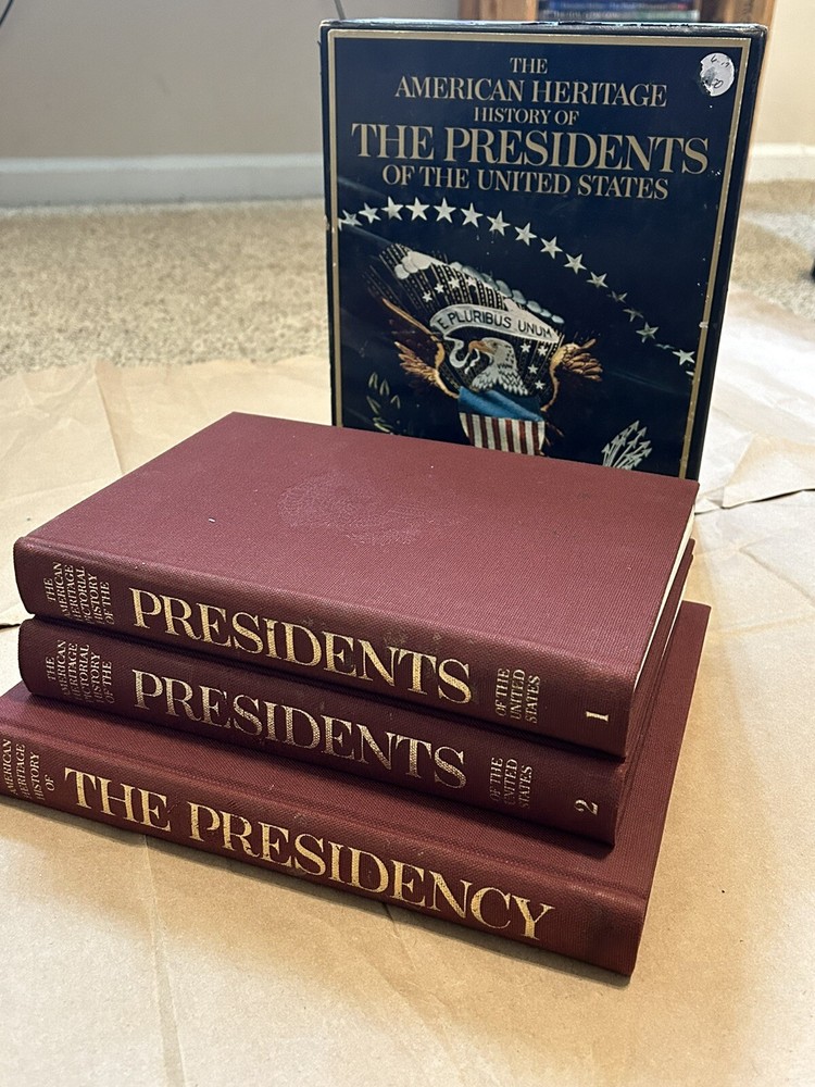 The American Heritage History of the Presidents Book Set (3) With Book Cover