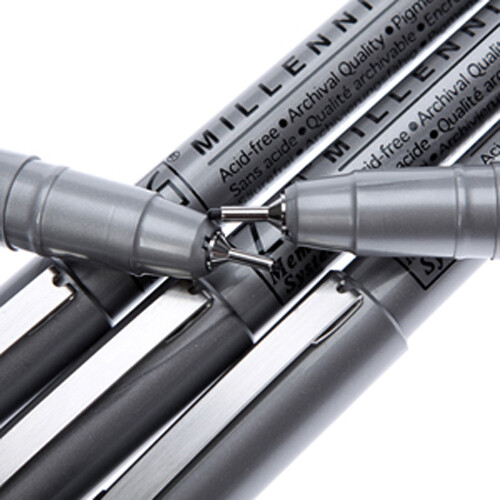 Zig Acid Free Millennium Fine Nib Pen 0.2mm line-image