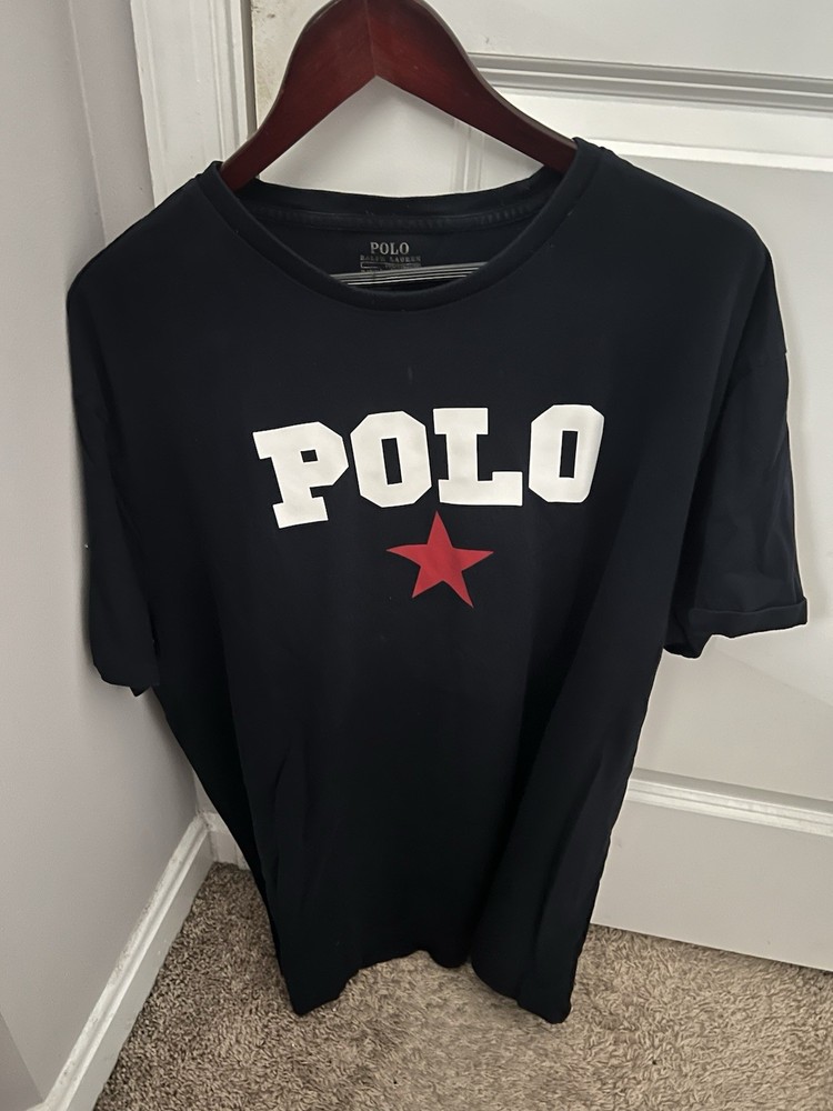 Polo Ralph Lauren Men’s T-shirt STAR XXL Blue Sport Classic