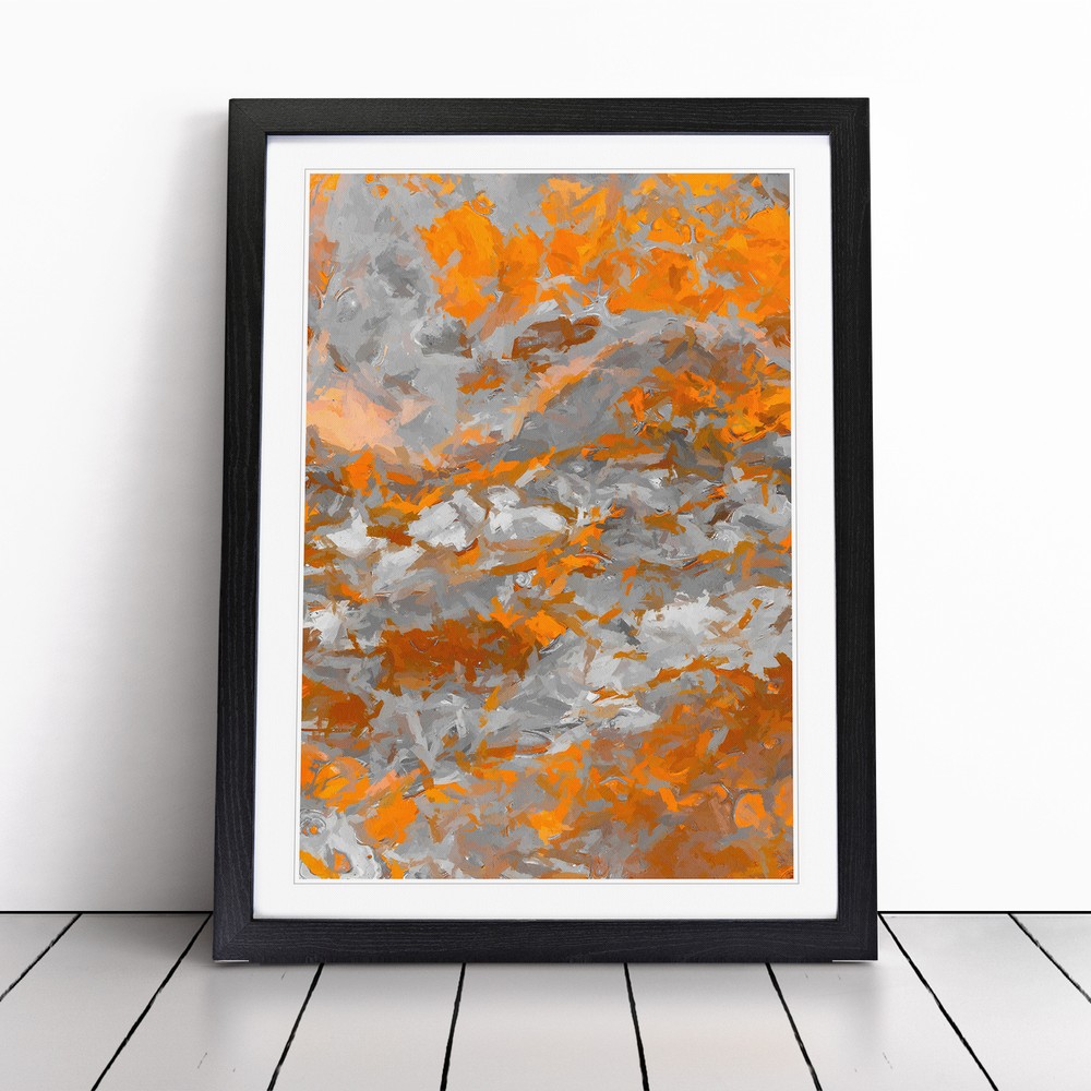 Satisfy The Feeling Abstract Wall Art Print Framed Canvas Picture Poster Decor