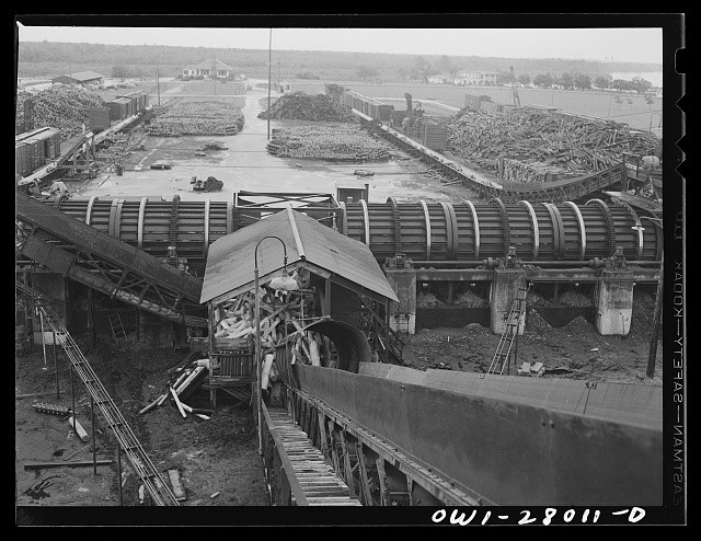 Photo:Cotton Ginning Plant 1930s Conveyor Machinery Bales Warehouse