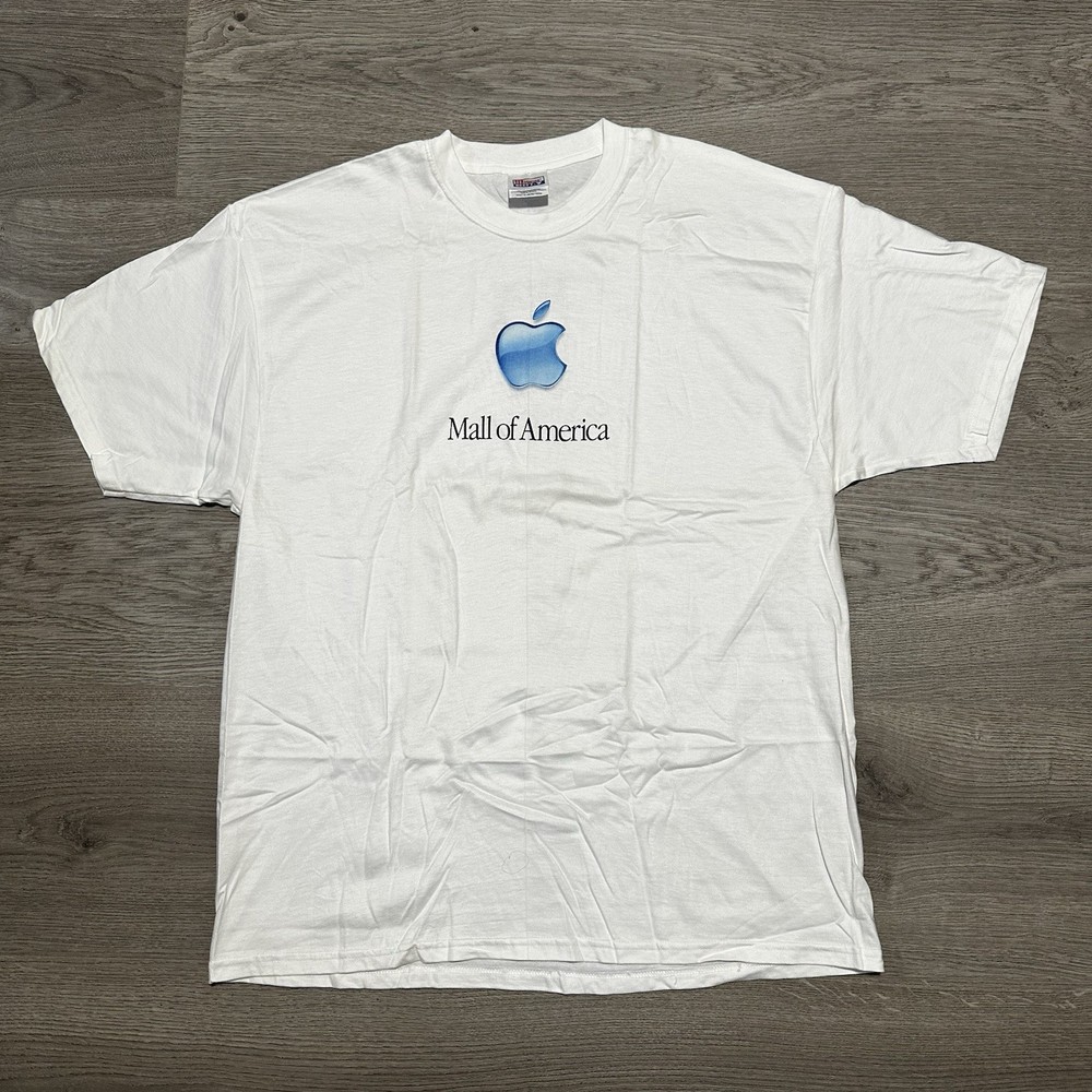 Vintage 90s Apple Shop Different Promo Tee Mall Of America Mens XL NWOT