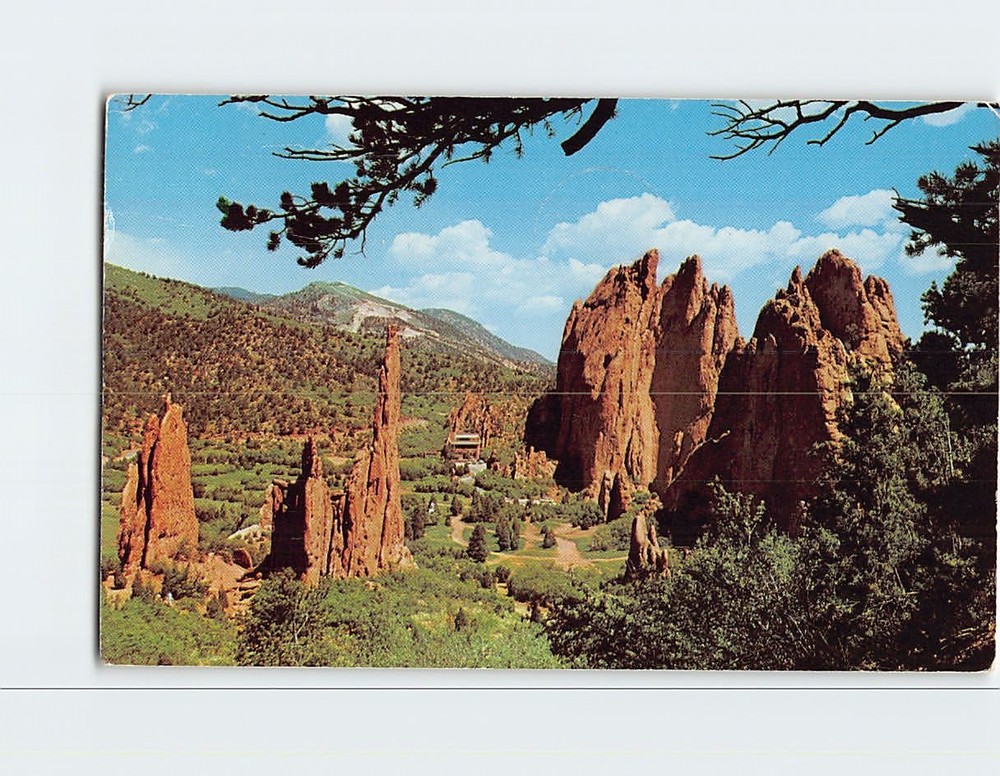 Postcard Vista of the Garden of the Gods from the South Pikes Peak Region CO USA