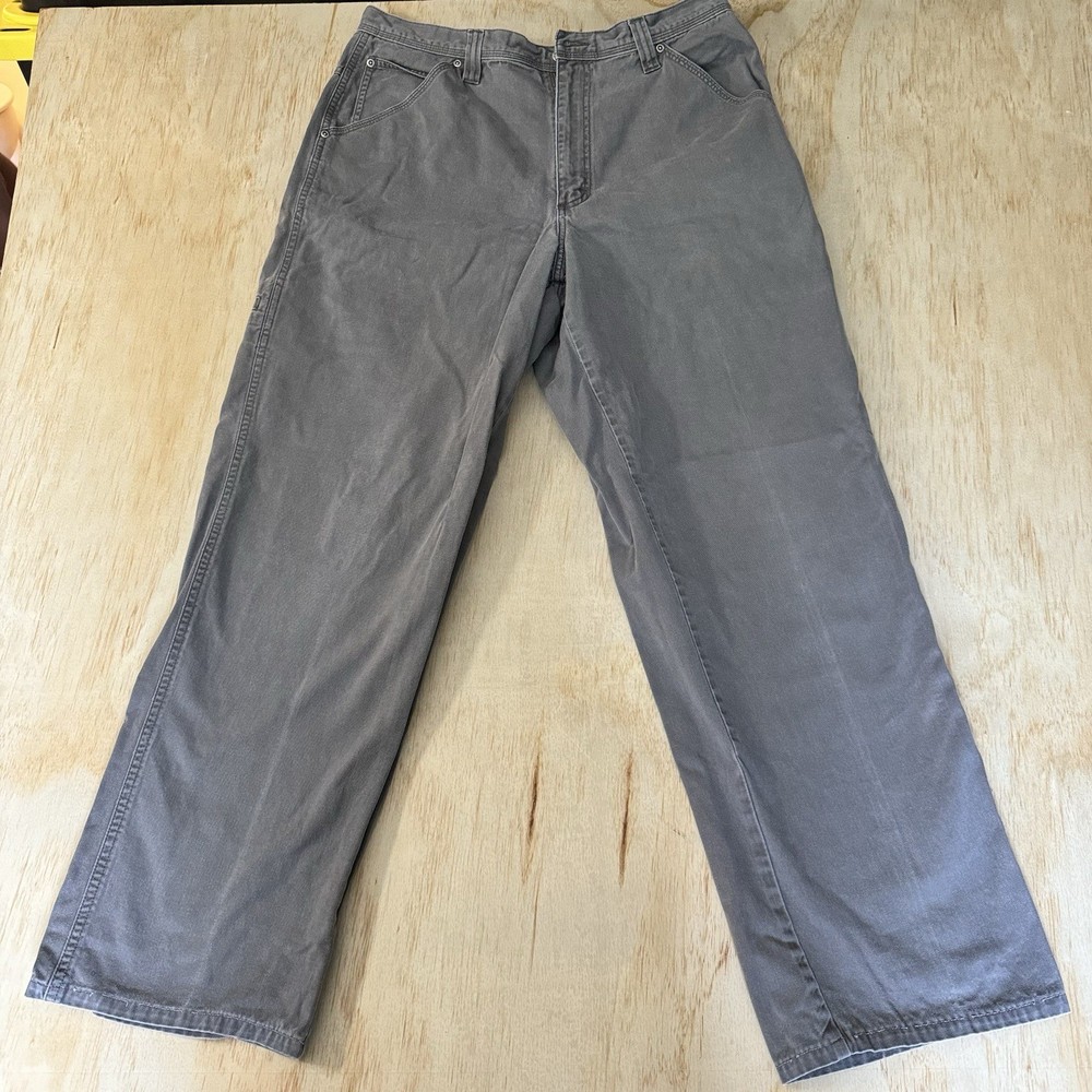 Wrangler Hero Cargo Pants Men’s Size 34x34 Beige Straight Leg