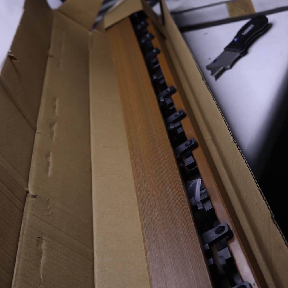 NewTechWood Quick Deck Composite Tile Stair Trim 2-Pack 1/6x3 Ft