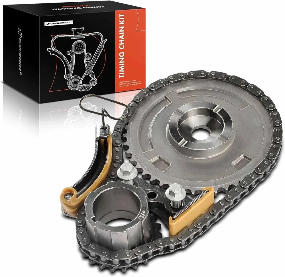 Timing Chain Kit W/Tensioner [OHV 8Cyl 4.3 4.8 5.3 6.0 6.2L] Compatible with Che