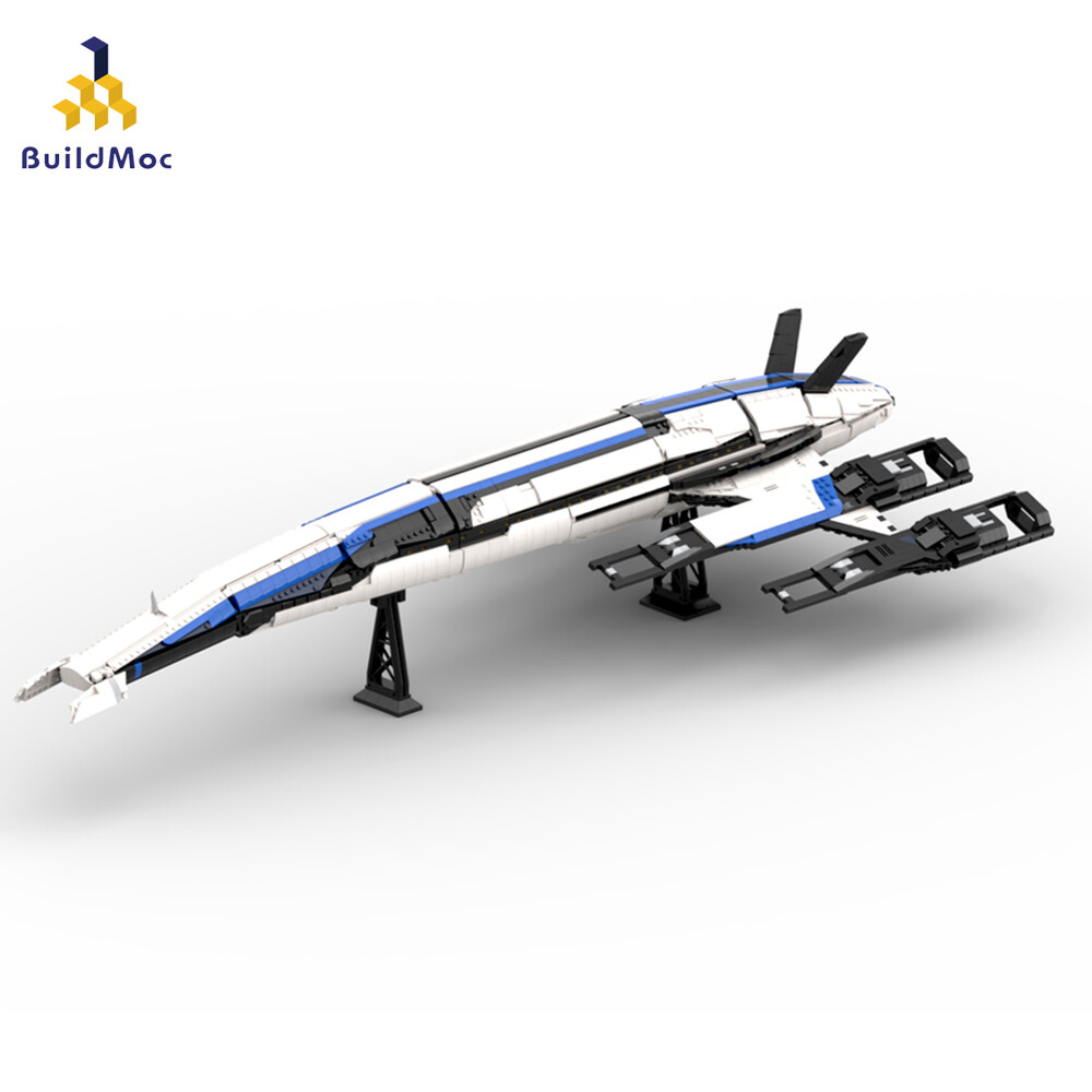 Mass Effect SR-2 Normandy Spaceship Building Blocks MOC Toy