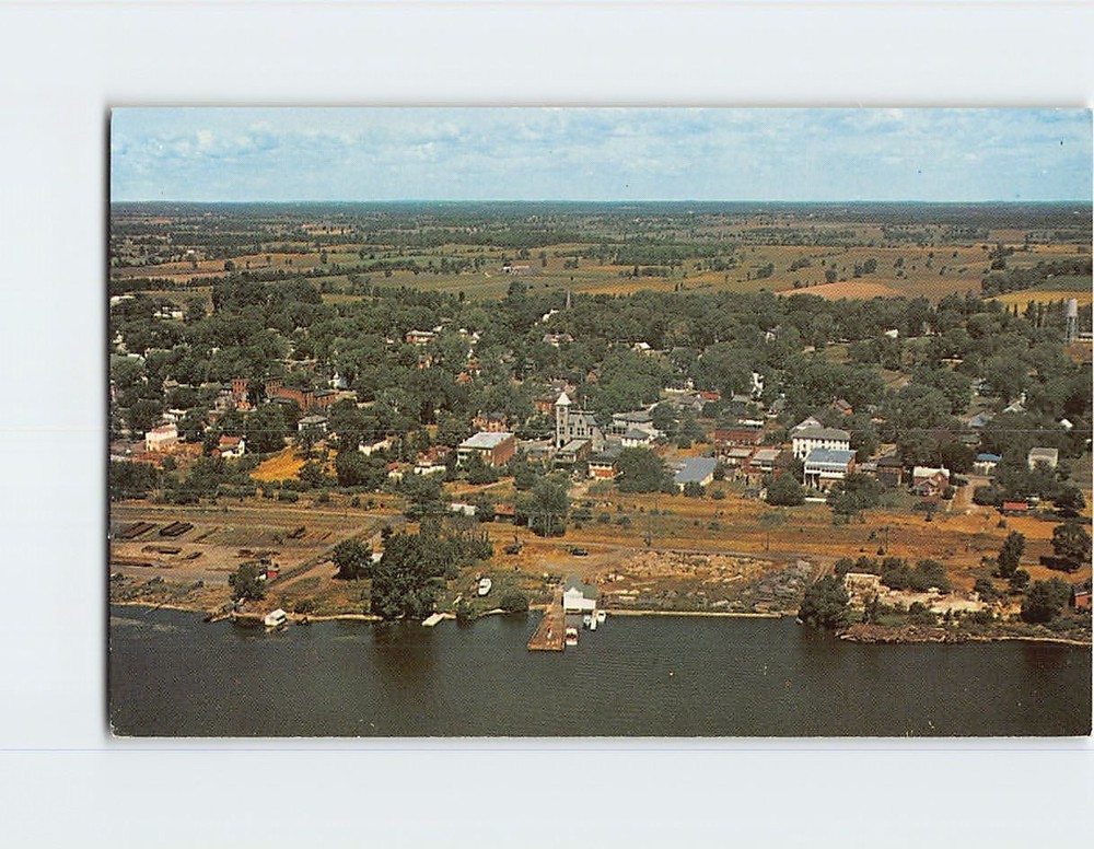 Postcard Aerial View of Deseronto Ontario Canada
