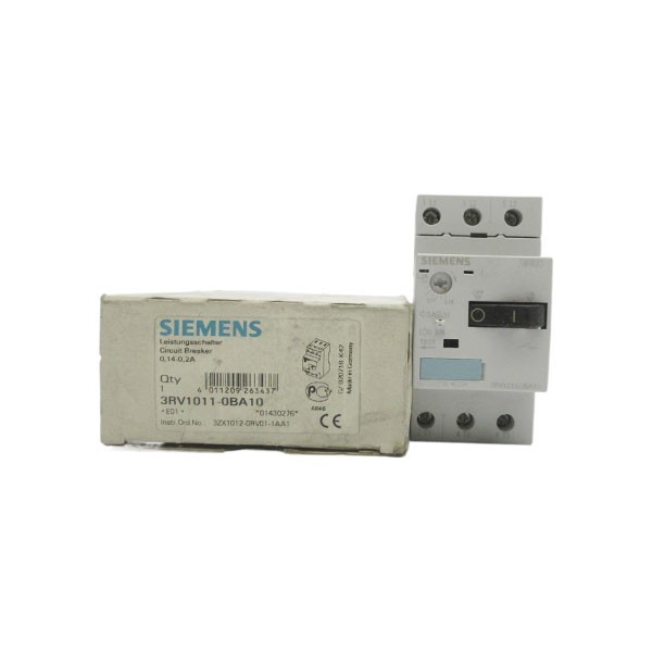 Siemens 3Rv1011-0Ba10 0.14-0.2A Nsmp