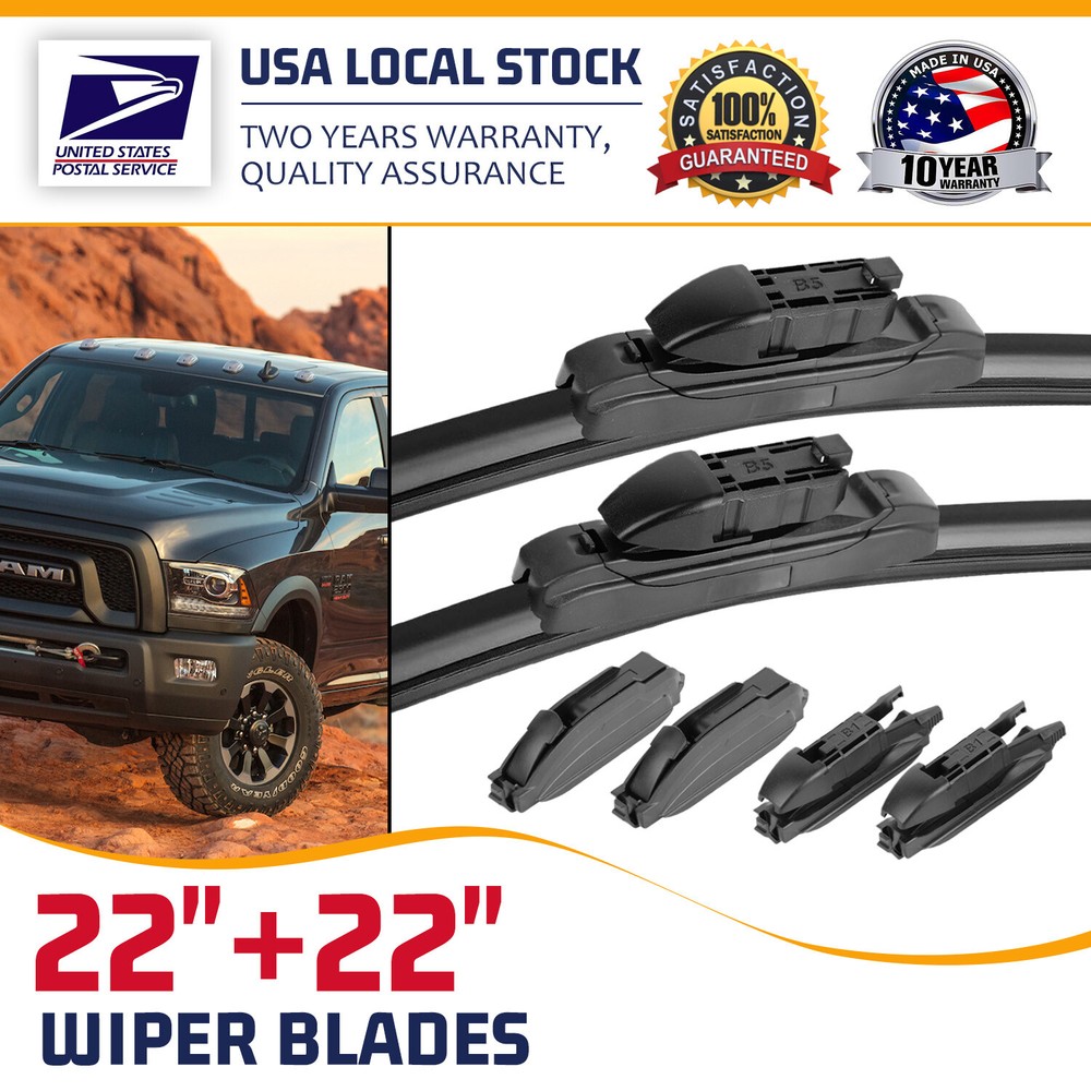 Pair All season Front Windshield Wiper Blades 22