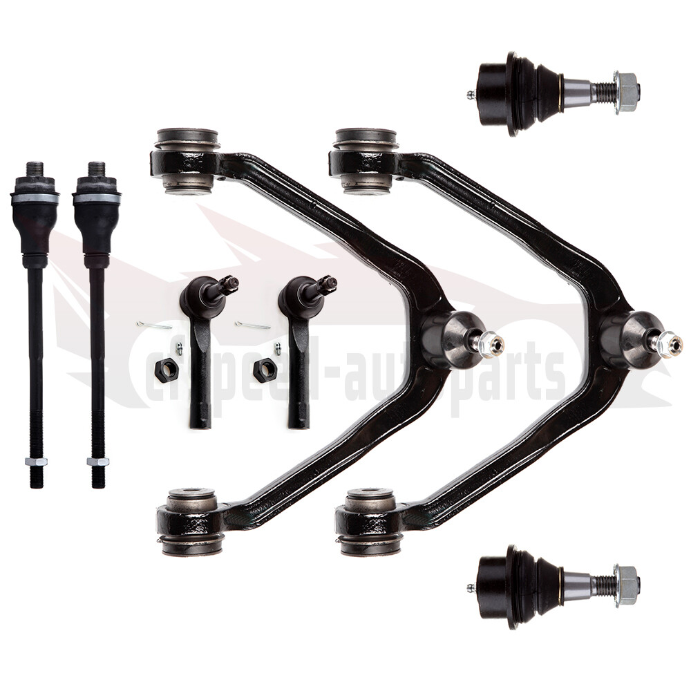 8pcs Front Ball Joints Control Arms Tie Rod Ends For 2000-2006 GMC Yukon XL 1500