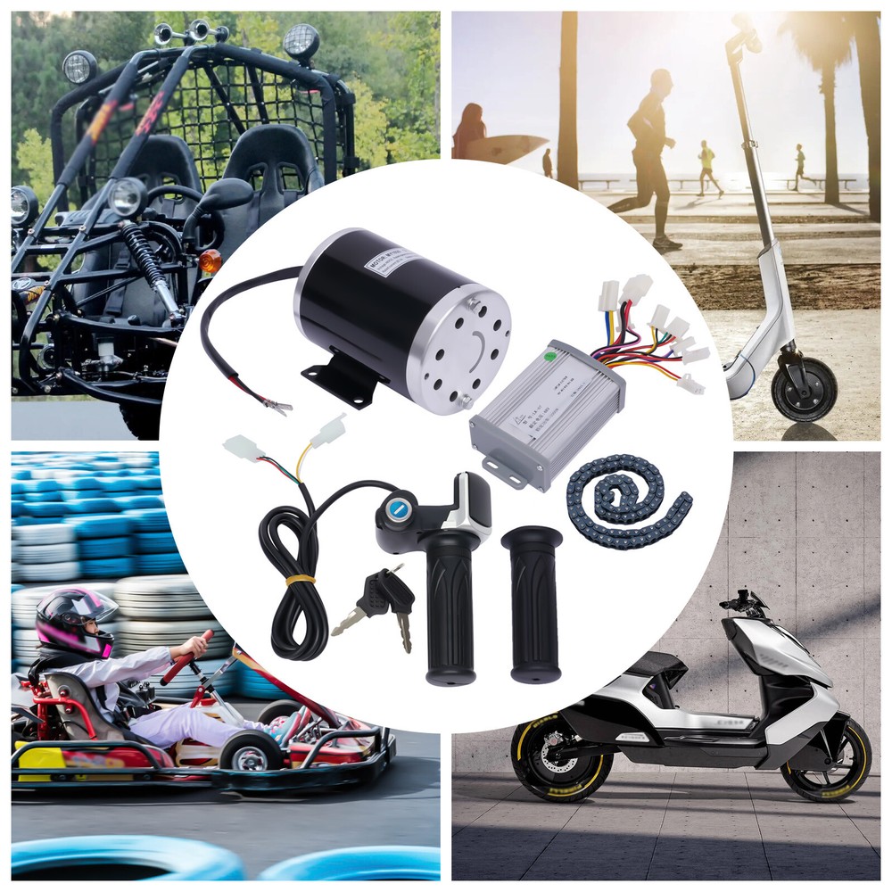 Kit de conversión de controlador de motor de cepillo 48V 1000W para bicicleta eléctrica ATV Ebike