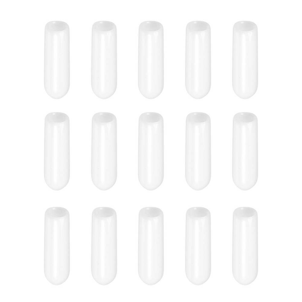Rubber Screw Thread Protector Caps 3.5mm ID White 100 Pcs