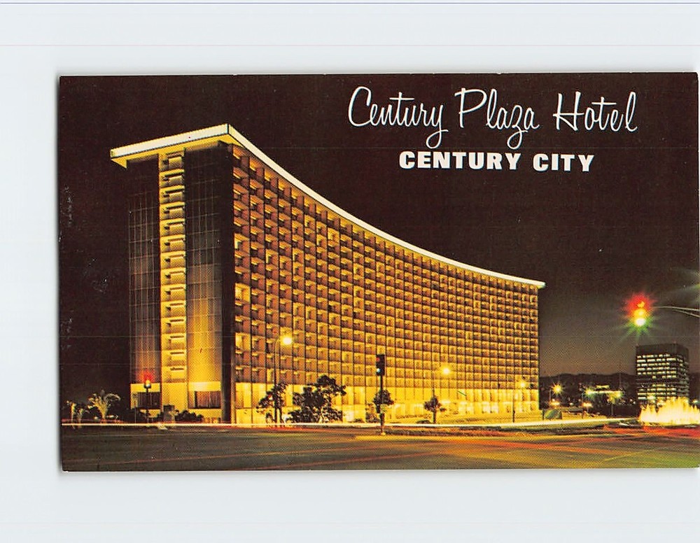 Postcard Century Plaza Hotel Los Angeles California USA