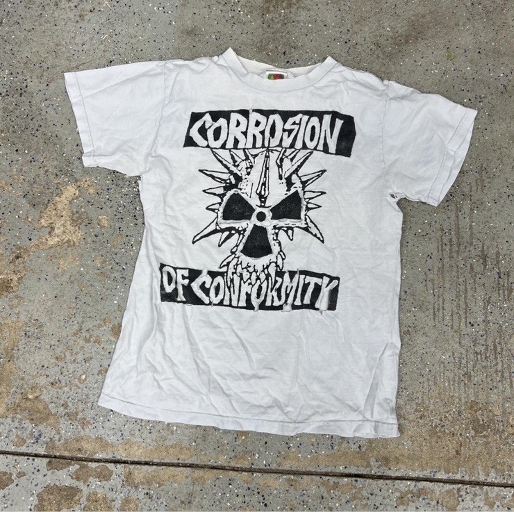 90s Corrosion Of Conformity Thrashed Band Tee