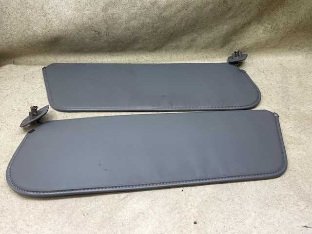 Gray Sun Visor Pair for 1980-1986 Ford Pickup Truck L R Z54
