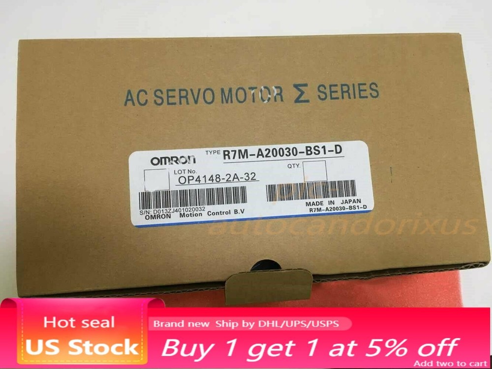 ONE New in box Omron servo motor R7M-A20030-BS1-D  US Free TAX