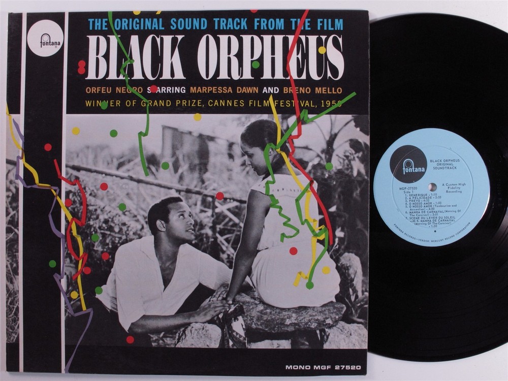 BLACK ORPHEUS OST Luiz Bonfa/Antonio Carlos Jobim FONTANA LP VG+ mono c