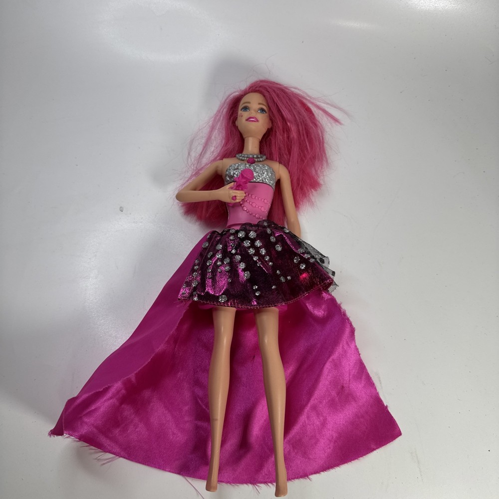 2014 Mattel Barbie Rock N Royals Courtney 2 In 1 Singing Princess Doll  WORKS