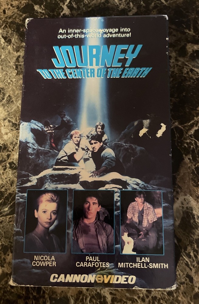 Journey to the Center of the Earth. VHS. Cult Classic. Rare Cannon Video Version
