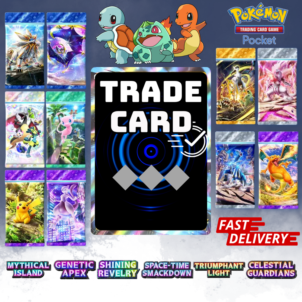 ✨ Pokemon TCG Pocket 3 DIAMOND CARD Pokemon Trading Card Game Pocket ✨
