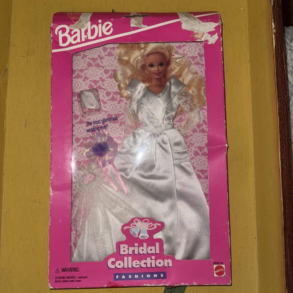 Barbie Bridal Collection Fashions Dress WHITE Mattel 68065-94 New in Package