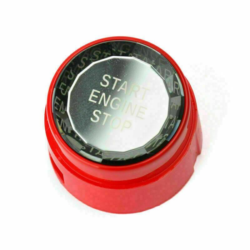 Start Stop Engine Push Button Switch Cover Crystal For BMW F Chassis F30 F10 Red
