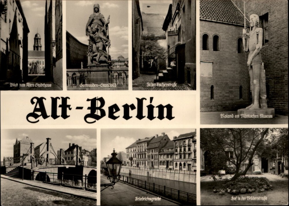 RPPC Alt Berlin Berlin Germany vintage postcard n262