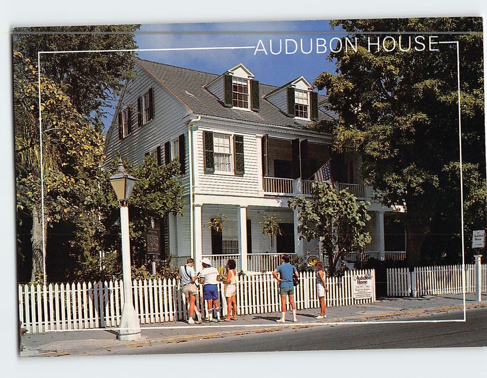 Postcard Audubon House Key West Florida USA