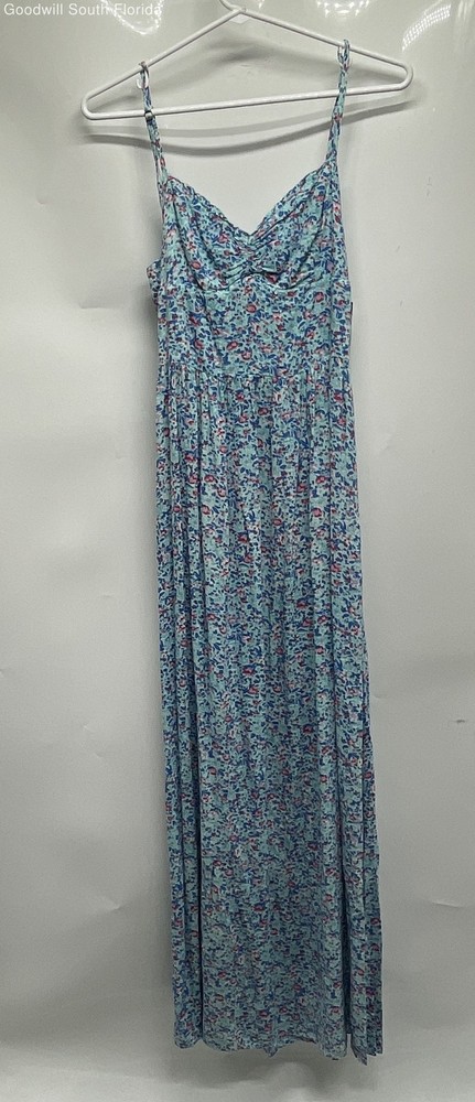 Hollister Womens Multicolor Floral Sweetheart Neck Maxi Dress Size S With Tag