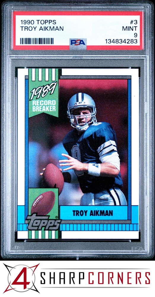 1990 Topps #3 Troy Aikman Cowboys Hof Psa 94SC: The hobby’s top consignment resource on eBay!