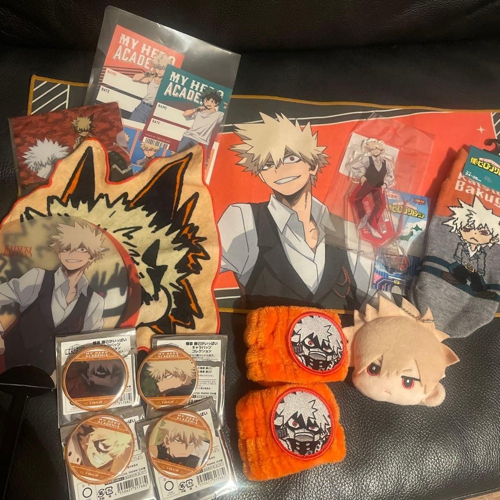 My Hero Academia Bakugo Goods Set Collectible Toy Accessories Bundle