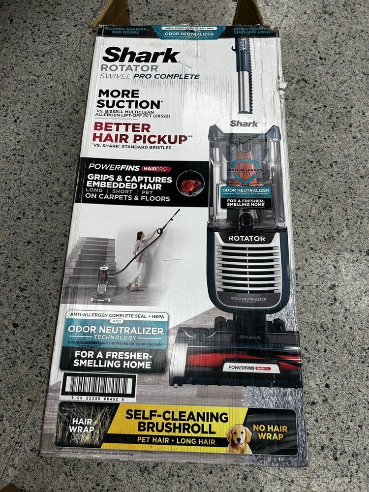 NEW Shark Rotator Swivel Pro Bagless Upright Vacuum with HEPA Filter – Corded