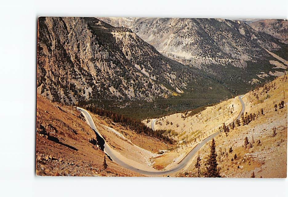 Postcard Red Lodge Scenic Route No. 12 Montana USA