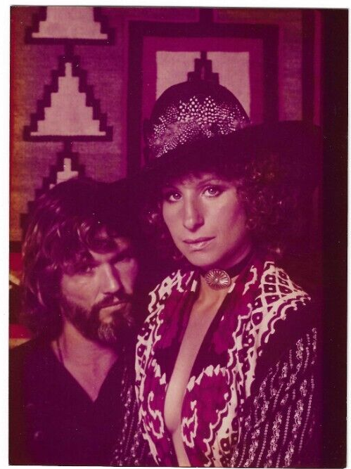 Kris Kristofferson Star Is Born Vintage Photo 1976  Barbara Streisand  ‎ Kodak