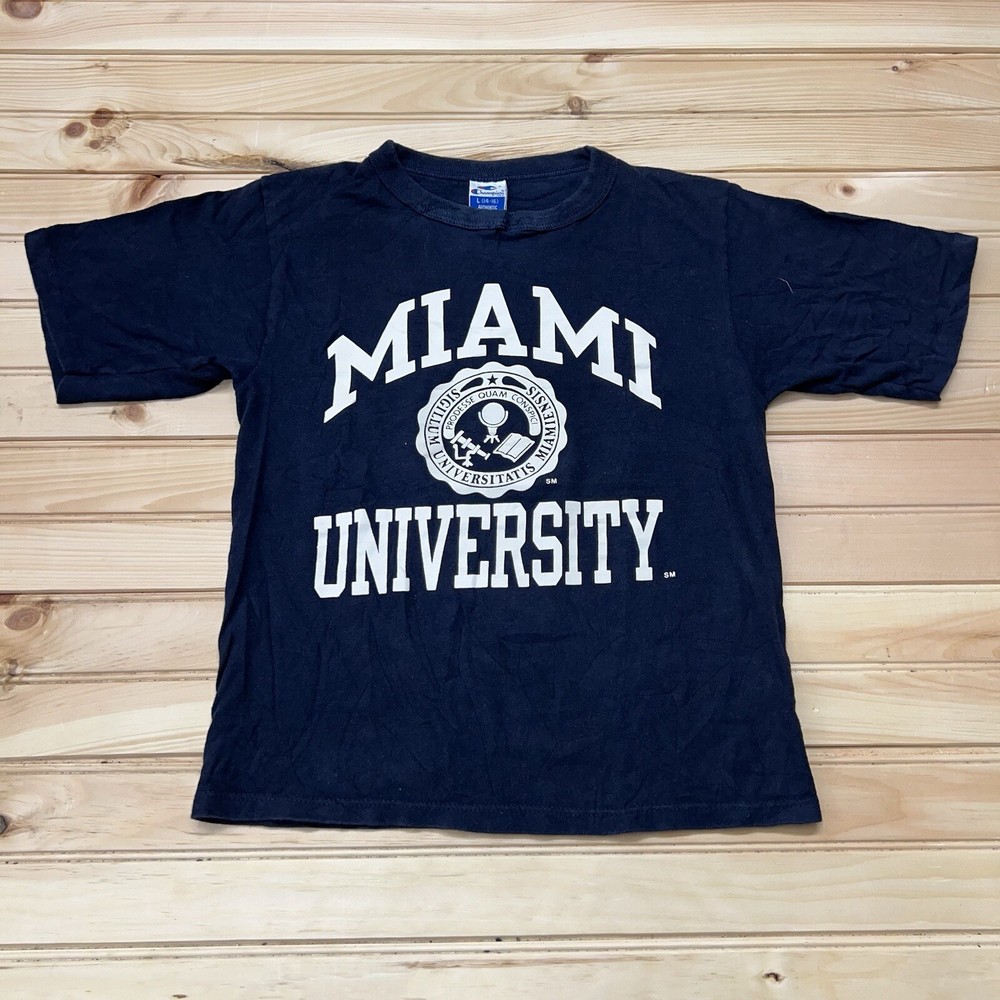 Vintage 90s Miami University Spell Out - Champion Tag Size Large Youth