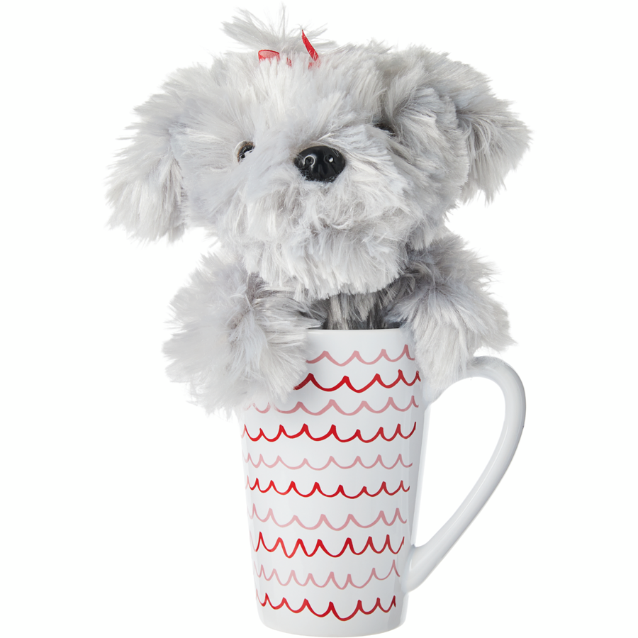 Valentine's Day Puppy in Mug 2 Piece Set