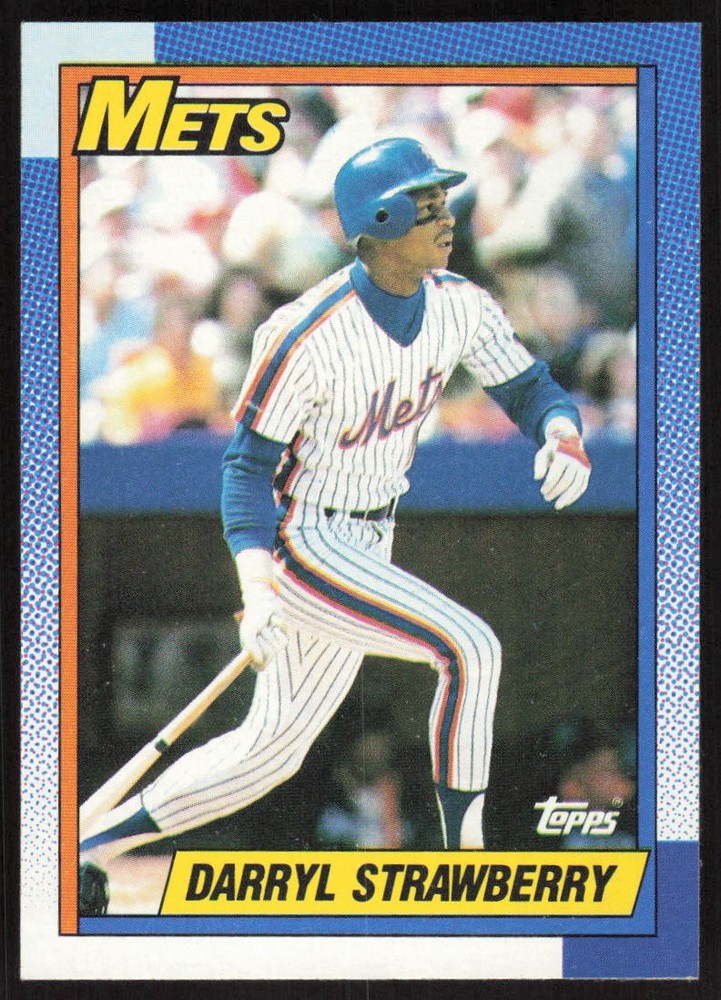 1990 Topps Darryl Strawberry #600 New York Mets