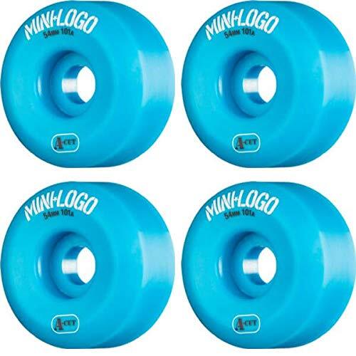 Mini Logo A-Cut Blue Skateboard Wheels - 54mm 101a (Set of 4)