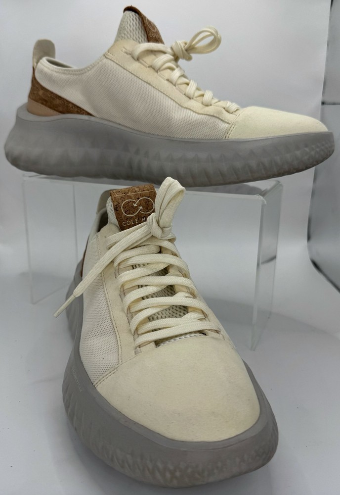 Cole Haan Generation Zerogrand II Mens 8 M Birch White Cork Sneaker C36851