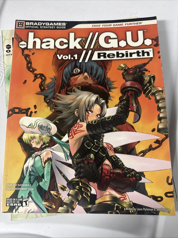 .Hack G.U. Vol. 1 Rebirth Official Strategy Guide Book PlayStation 2 PS2
