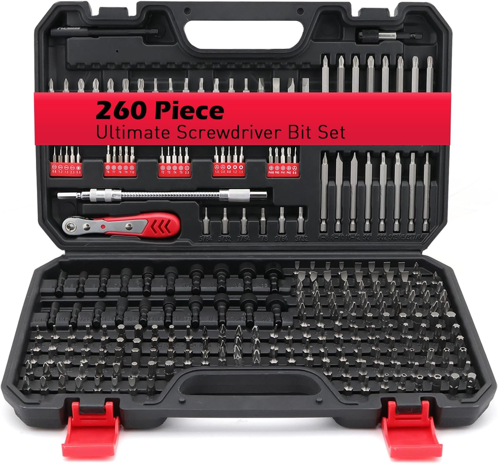Ultimate 260-PC Precision Screwdriver Bit Set with Premium Security Bits