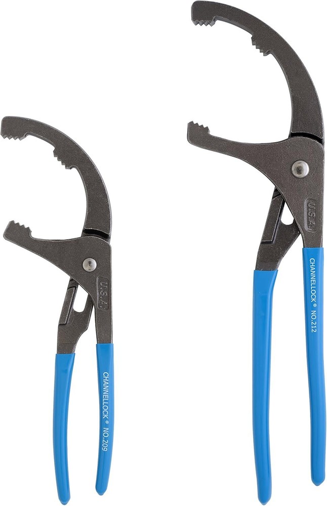 Channellock OF-2 2-Piece Oil Filter Wrench Set for US Vehicles