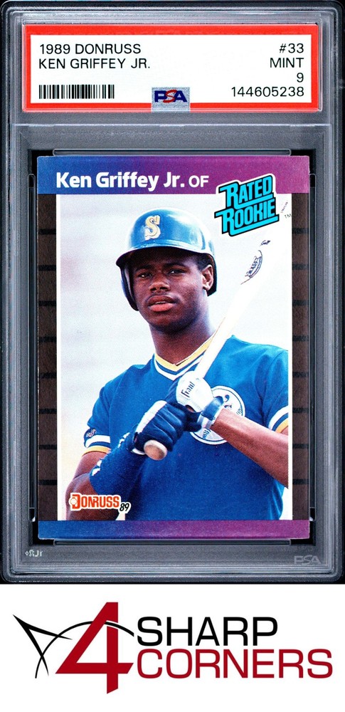 1989 Donruss #33 Ken Griffey Jr. Rc Rated Rookie Hof Psa 9Hot deals for a limited time – buy now