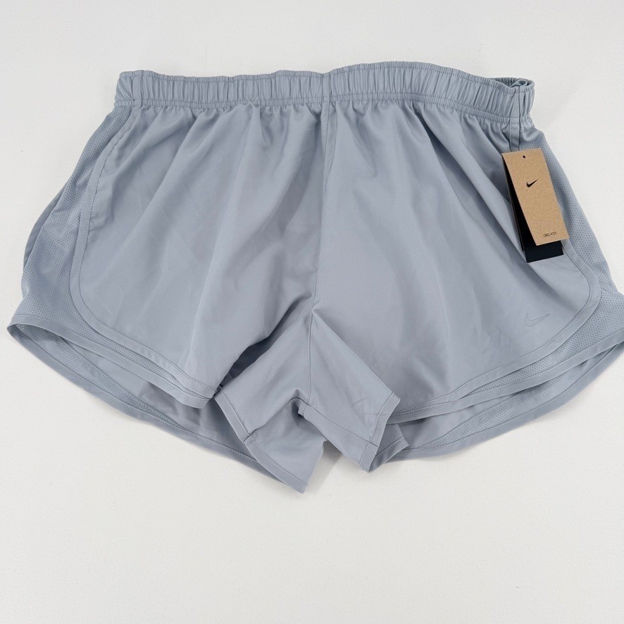 NEW Nike Dri FIT Tempo Running Shorts Light Gray 1X Plus Size