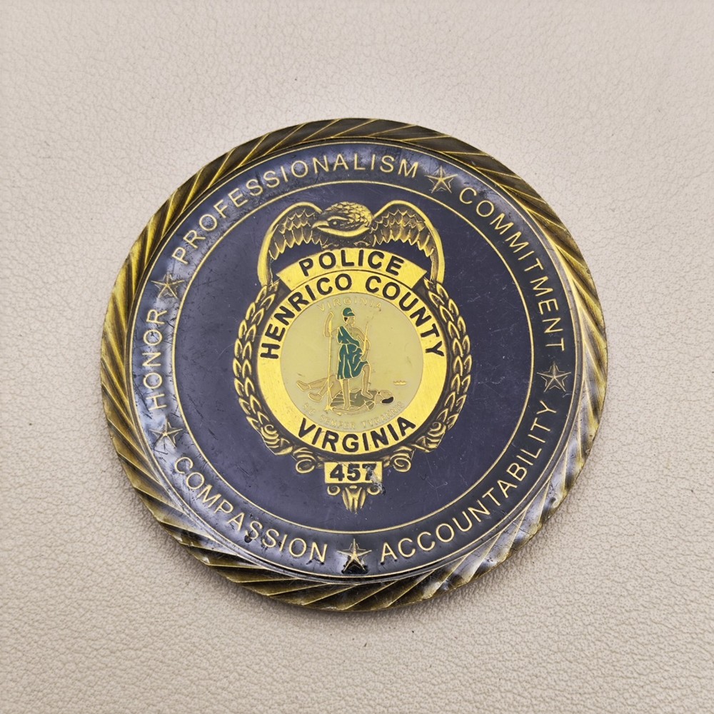 Henrico County Virginia Police Department Challenge Coin #1