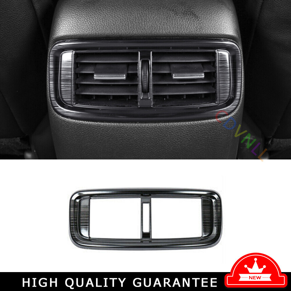 Car Rear Air Outlet Vent Cover Trim For Honda CRV CR-V 2017-2021 Black Titanium