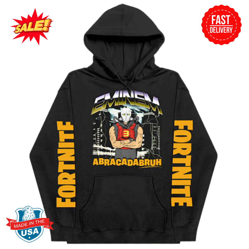 Eminem x Fortnite Rap Boy Reloaded Classic 3D Hoodie S-5XL